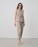TROUSER MELANGE CROPPED - Image 2