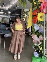 LONG COTTON SKIRT - Image 2