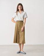 LONG COTTON SKIRT - Image 4