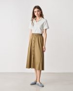 LONG COTTON SKIRT - Image 5