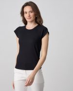 BLOUSE RIBBED SHORT SLEEVE - Image 3
