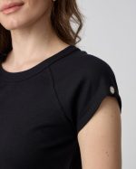 BLOUSE RIBBED SHORT SLEEVE - Image 4