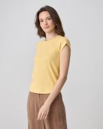 BLOUSE RIBBED SHORT SLEEVE - Image 15