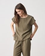 BLOUSE TENCEL LINEN - Image 2