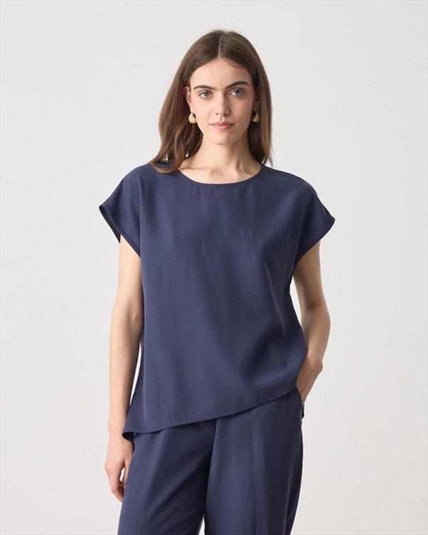 41056A.jpg BLOUSE TENCEL LINEN - Image 1
