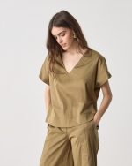 BLOUSE COTTON V NECK - Image 7