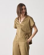 BLOUSE COTTON V NECK - Image 8