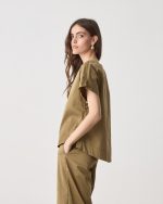 BLOUSE COTTON V NECK - Image 10