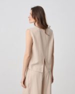 BLOUSE V NECK TENCEL LINEN - Image 5
