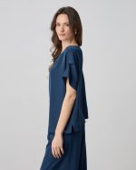 BLOUSE RUSHED SHORT SLEEVE - Image 8