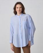 COTTON SHIRT MAO NECK