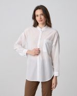 COTTON SHIRT MAO NECK - Image 2