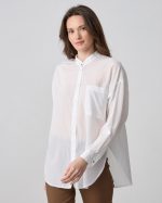 COTTON SHIRT MAO NECK - Image 3
