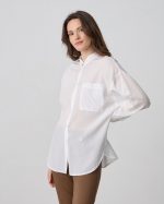 COTTON SHIRT MAO NECK - Image 4