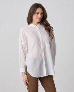COTTON SHIRT MAO NECK - Image 6