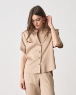 SHIRT COTTON EPAULET SLEEVE - Image 5