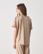 SHIRT COTTON EPAULET SLEEVE - Image 7