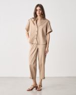 SHIRT COTTON EPAULET SLEEVE - Image 8