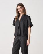 SHIRT COTTON EPAULET SLEEVE - Image 9