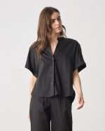 SHIRT COTTON EPAULET SLEEVE - Image 13