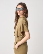 SHIRT COTTON EPAULET SLEEVE - Image 24