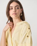 SHIRT COTTON EPAULET SLEEVE - Image 37
