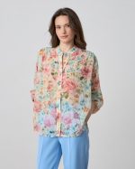 SHIRT CHIFFON FLOWER PRINT