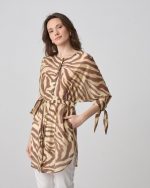SHIRT LONG ZEPRA PRINT