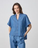 SHIRT JEAN MAO NECK