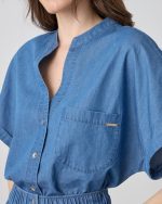 SHIRT JEAN MAO NECK - Image 2
