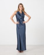 MAXI SATIN DRESS - Image 6