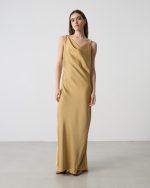 MAXI SATIN DRESS - Image 3