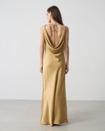 MAXI SATIN DRESS - Image 4