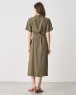 SHIRT DRESS TENCEL LINEN - Image 10