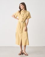 SHIRT DRESS TENCEL LINEN - Image 2