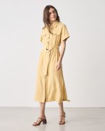 SHIRT DRESS TENCEL LINEN - Image 3