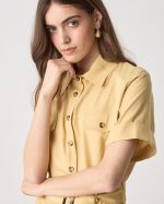 SHIRT DRESS TENCEL LINEN - Image 5