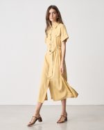 SHIRT DRESS TENCEL LINEN - Image 6