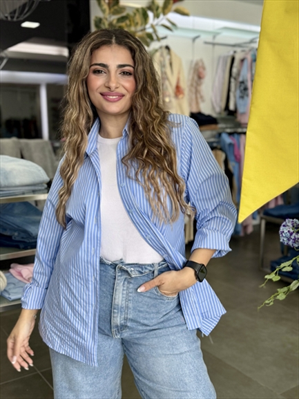 SHIRT STRIPES OVERSIZE
