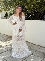 MAXI DRESS CUT OUT SHOULDER - Image 3