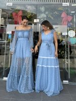 MAXI DRESS CUT OUT SHOULDER - Image 5