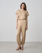 TROUSER SATIN ELASTIC HEM - Image 2