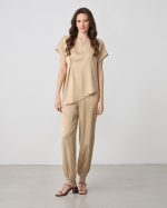 TROUSER SATIN ELASTIC HEM - Image 7