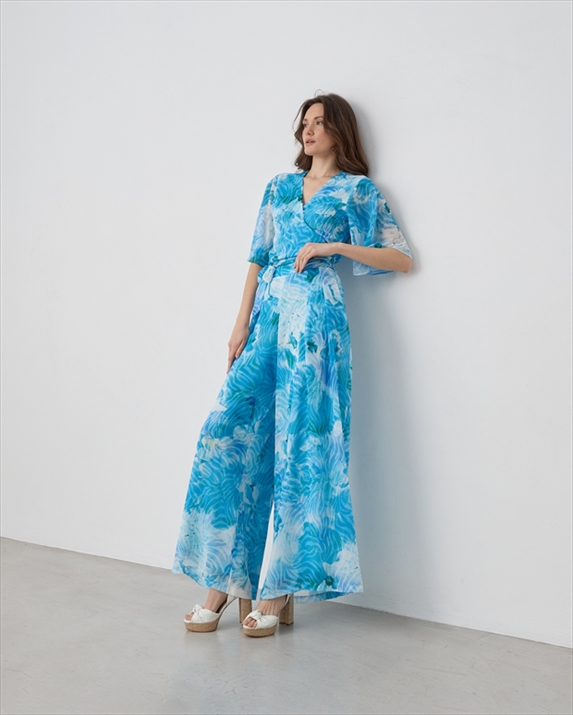 21113A.jpg TROUSER CHIFFON PRINTED - Image 1