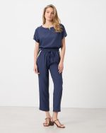 TROUSER CROPPED CONTRAST