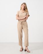 TROUSER CROPPED CONTRAST - Image 2