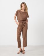 TROUSER CROPPED CONTRAST - Image 8