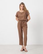 TROUSER CROPPED CONTRAST - Image 9