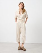 TROUSER LINEN CROPPED - Image 2