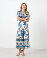 TROUSER CROPPED SATIN - Image 2